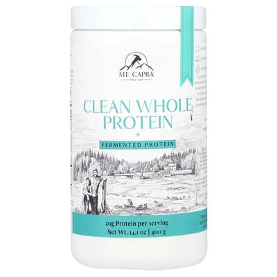 Чистый цельный протеин Mt. Capra + ферментированный протеин, 14.1 oz (400 g)