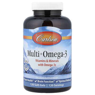 Multi + Omega-3, 120 Soft Gels