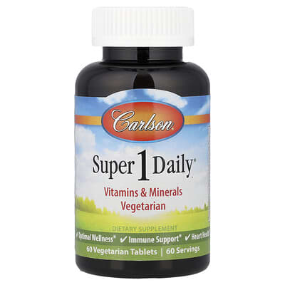 Super 1 Daily®, 60 вегетарианских таблеток