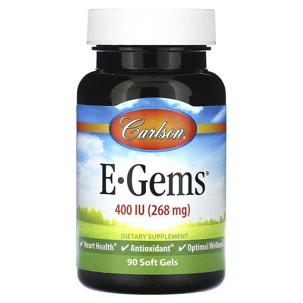 E-Gems, 268 mg (400 IU), 90 мягких капсул