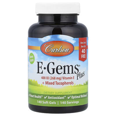 E-Gems® Plus, 140 мягких капсул