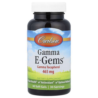 Gamma E-Gems®, 60 мягких гелей