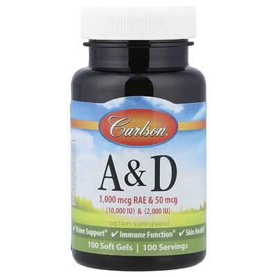 Vitamin A & D, 100 мягких капсул