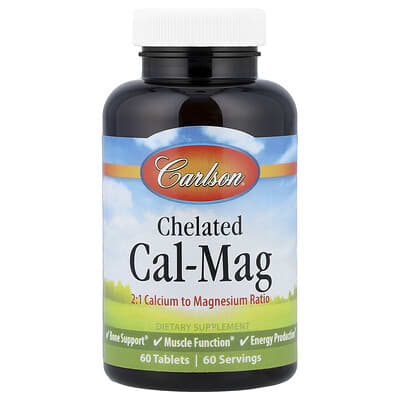 Carlson хелатный Cal-Mag, 60 таблеток