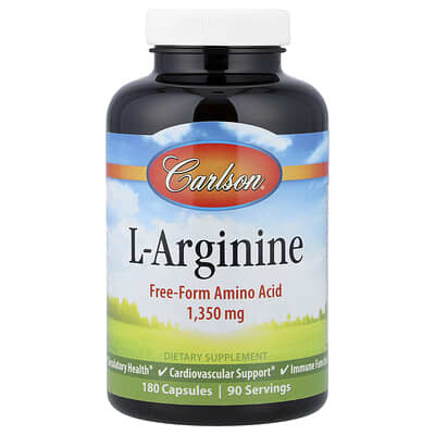 L-Arginine, 180 капсул (675 mg на капсулу)