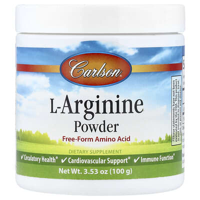 Carlson L-Arginine порошок, 3.53 oz (100 g)