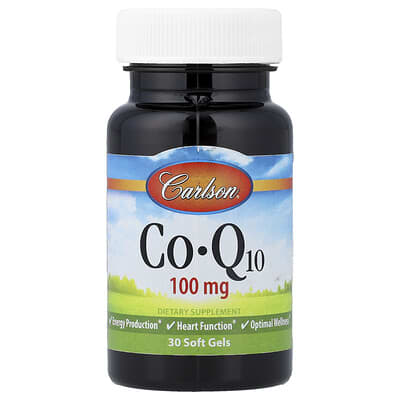 CoQ10, 100 mg, 30 мягких капсул