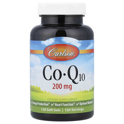 CoQ10, 200 mg, 120 мягких капсул
