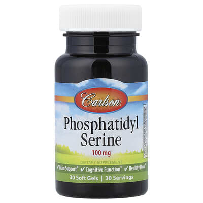 Фосфатидилсерин, 100 mg, 30 мягких капсул