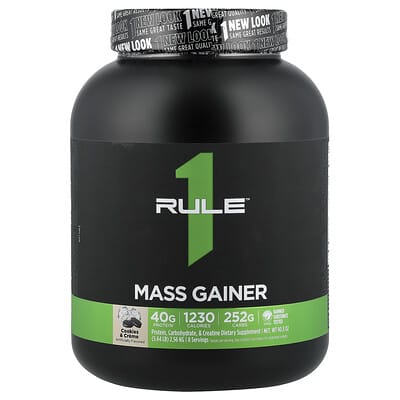 Масс-гейнер Rule One Proteins Cookies & Creme, 2.56 kg