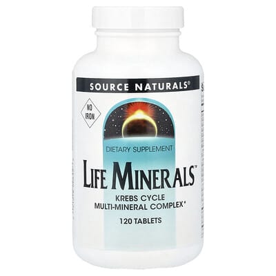 Life Minerals™, No Iron, 120 Tablets