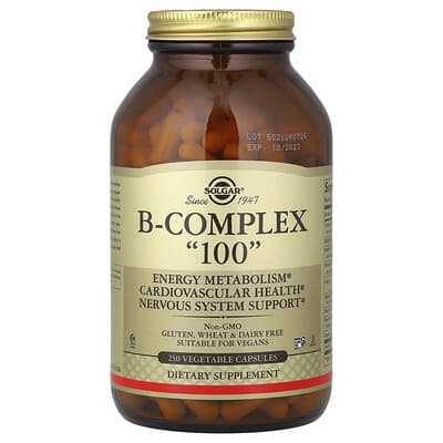 B-Complex "100", 250 Vegetable Capsules