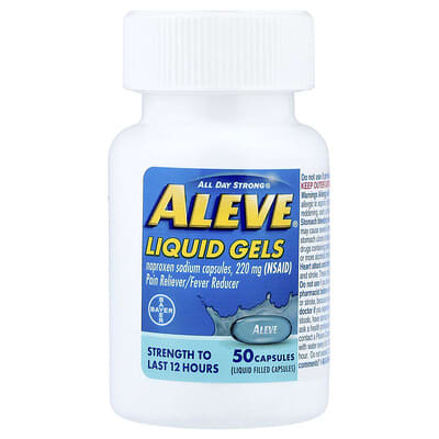 Naproxen Sodium Capsules, Liquid Gels, 220 mg, 50 Capsules