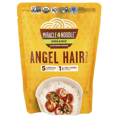 Органическая лапша Angel Hair, 7 oz (200 g)