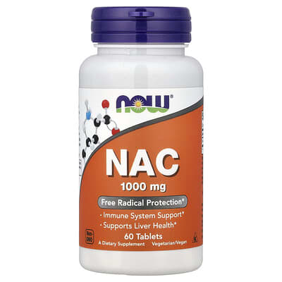 NAC, 1,000 mg, 60 Tablets