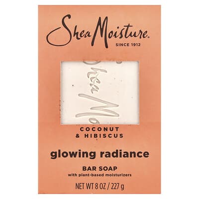 Bar Soap, Glowing Radiance, Coconut & Hibiscus , 8 oz (227 g)