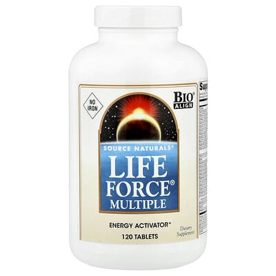 Life Force Multiple®, без железа, 120 таблеток