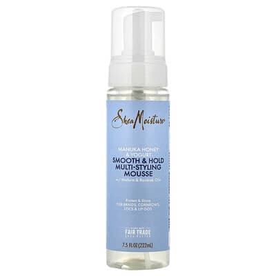 Мусс для укладки SheaMoisture Manuka Honey & Yogurt с маслами Mafura и Baobab, 7.5 fl oz (222 ml)