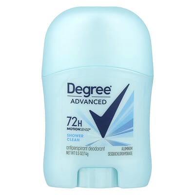 Advanced, 72H MotionSense®, антиперспирант-дезодорант, Shower Clean, 0.5 oz (14 g)
