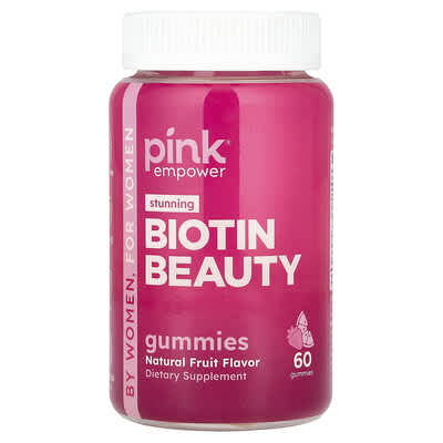 Витаминные мармеладные конфеты Biotin Beauty, Natural Fruit, 60 шт.