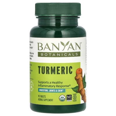 Banyan Botanicals Куркума, 90 таблеток (500 mg)