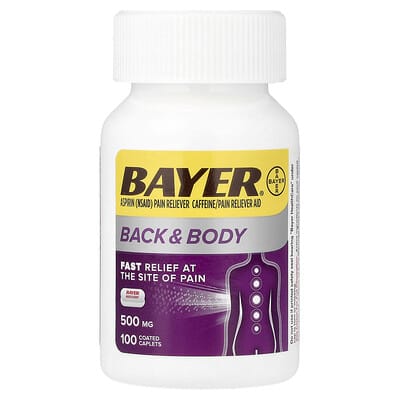 Аспирин Back & Body, 100 покрытых таблеток