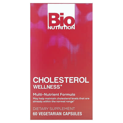 Bio Nutrition Cholesterol Wellness, 60 вегетарианских капсул