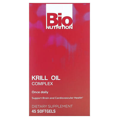 Комплекс Krill Oil, 500 mg, 45 мягких капсул