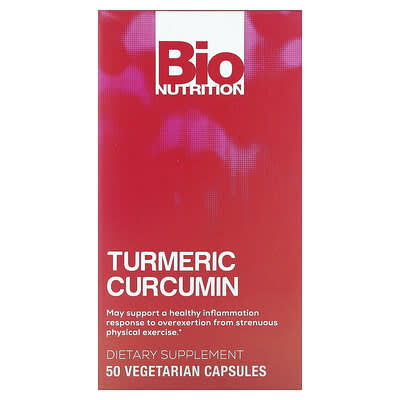 Bio Nutrition Куркума Turmeric Curcumin 50 вегетарианских капсул