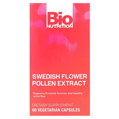Bio Nutrition Экстракт пыльцы Swedish Flower Pollen 500 mg 60 капсул