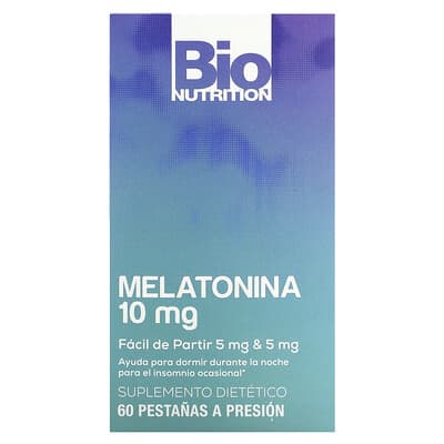 Bio Nutrition Melatonin, 10 mg, 60 капсул