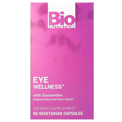 Eye Wellness с Zeaxanthin, 60 вегетарианских капсул
