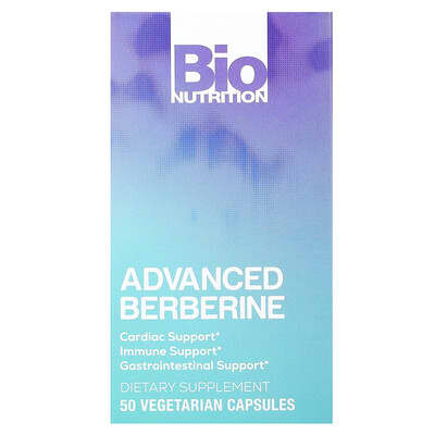 Advanced Berberine, 50 вегетарианских капсул (600 mg per Capsule)
