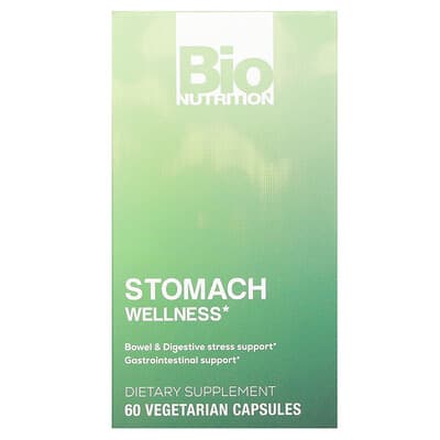 Bio Nutrition Stomach Wellness, 60 вегетарианских капсул
