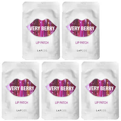 Lapcos Lip Patch Very Berry 5 шт 0.1 oz