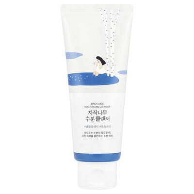 Round Lab Birch Juice увлажняющий очищающий гель, 5.07 fl oz (150 ml)