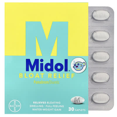 Midol Bloat Relief, 30 таблеток