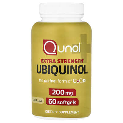 Ubiquinol, 200 mg, 60 мягких капсул