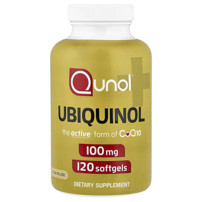 Qunol Ubiquinol, 100 mg, 120 мягких капсул