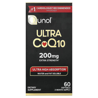 Антиоксидант Qunol Ultra CoQ10, 60 мягких капсул