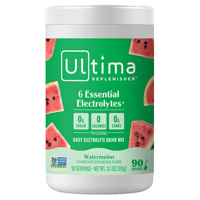 Электролитный микс Ultima Replenisher Watermelon, 11.1 oz (315 g)