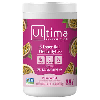 Электролитный микс Ultima Replenisher Passionfruit, 11.4 oz (324 g)