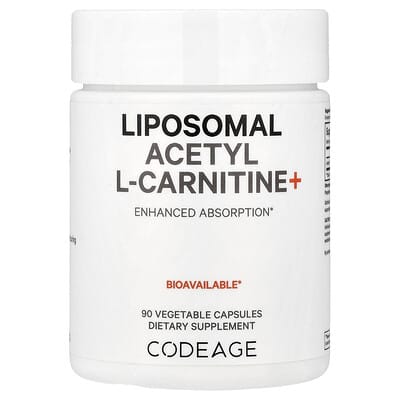 Codeage Liposomal Acetyl L-Carnitine+, 90 капсул (500 mg per Capsule)
