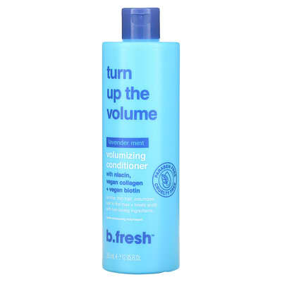 Уплотняющий кондиционер b.fresh Turn Up The Volume, лаванда и мята, 12 fl oz (355 ml)