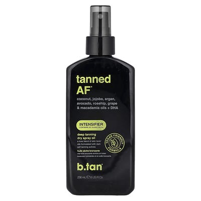 Tanned AF®, Deep Tanning Dry Spray Oil, 8 fl oz (236 ml)