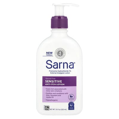 Лосьон против зуда Sarna Sensitive, 7.5 fl oz (222 ml)