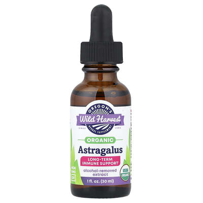 Oregon's Wild Harvest Organic Astragalus, 1 fl oz (30 ml)
