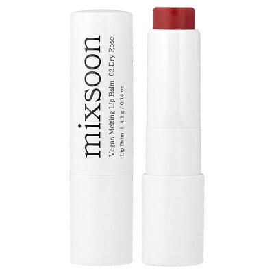 Веганский бальзам для губ Mixsoon Melting Lip Balm 02 Dry Rose 0.14 oz (4.1 g)