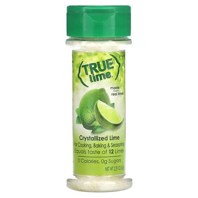 True Lime, кристаллизованный лайм, 2.29 oz (65 g)