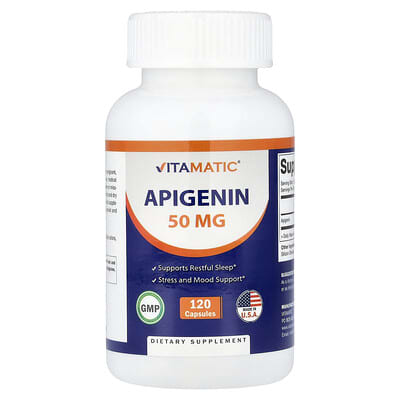Апигенин Vitamatic, 50 mg, 120 Capsules